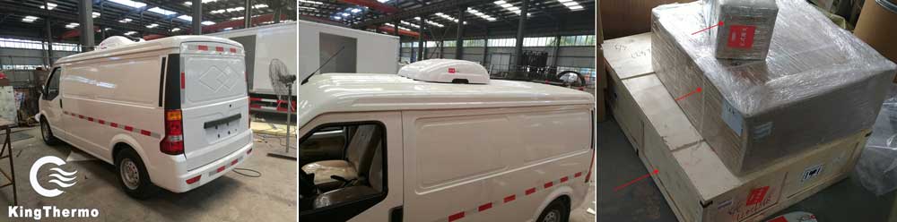 electric van refrigeration units installation for samll cargo vans