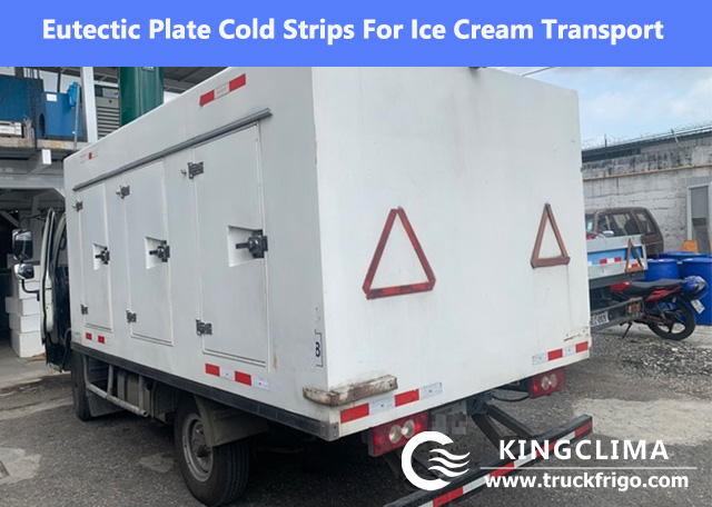 Eutectic Plate Cold Strips For Ice Cream Transport To Ecuador - Kingclima