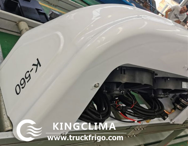 K-560 truck refrigeration unit sells well in Barbados - KingClima