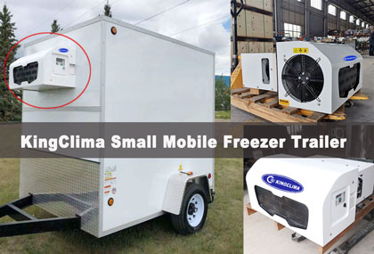 Small 10ft Refrigerated Trailer for Sale - Many IN STOCK - KingClima