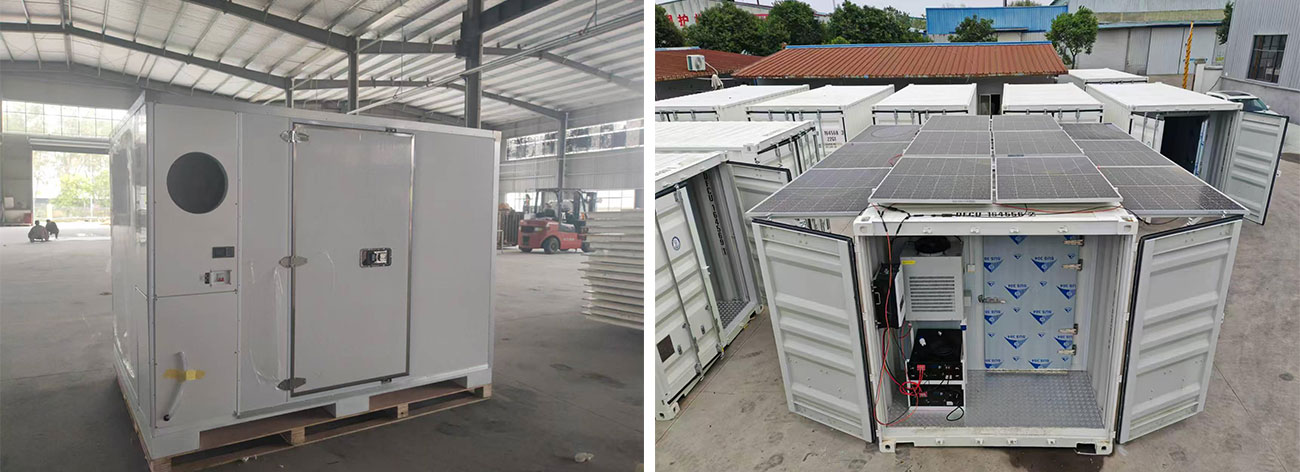 mobile cold rooms and refrigerated containers