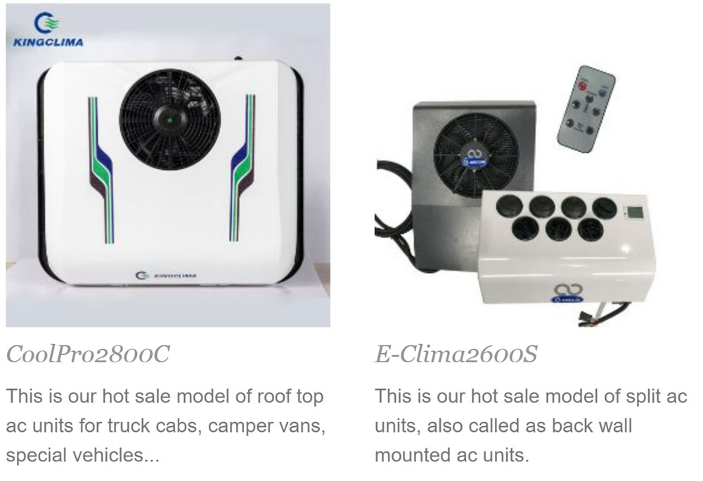 kingclima parking air conditioners