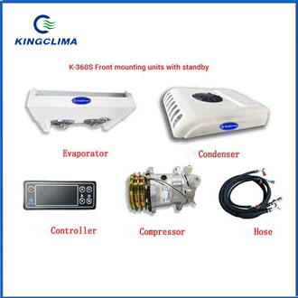 KingClima K-360S Backup Power Truck Freezer Units